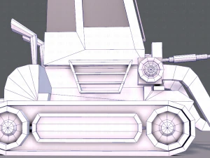 tractor lowpoly 3D Model
