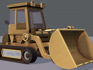 tractor lowpoly 3D Модель