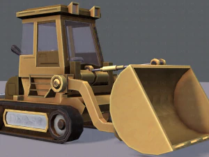 tractor lowpoly 3D Model