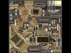 tractor lowpoly 3D Model