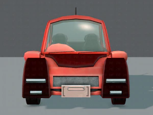 cartoon car 02 3D Model