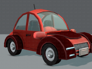 cartoon car 02 3D 모델