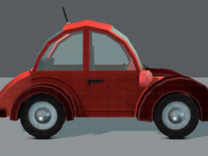 cartoon car 02 3D 모델
