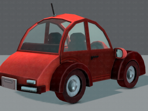 cartoon car 02 3D 모델