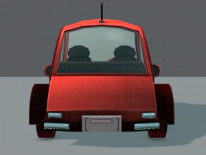 cartoon car 02 3D Model
