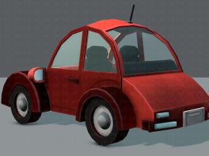 cartoon car 02 3D 모델
