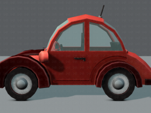 cartoon car 02 3D 모델