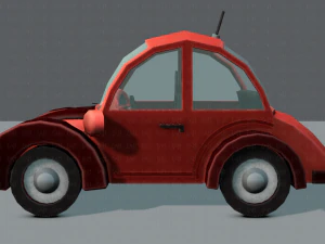 cartoon car 02 3D Model