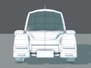 cartoon car 02 3D Model