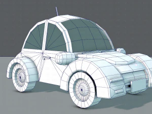 cartoon car 02 3D Model