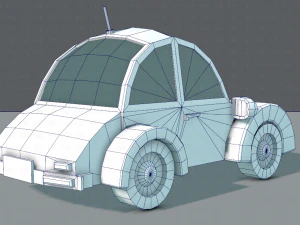 cartoon car 02 3D Model