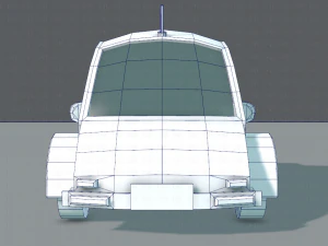 cartoon car 02 3D Model