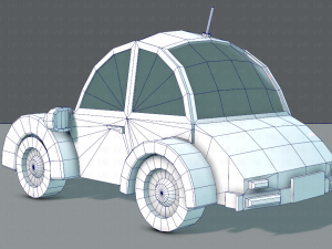 cartoon car 02 3D 모델