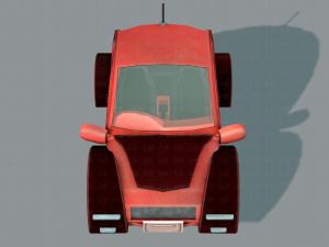 cartoon car 02 3D 모델