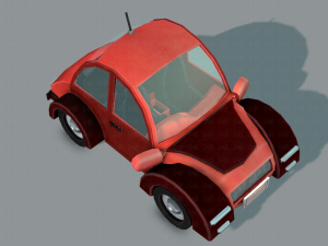 cartoon car 02 3D 모델