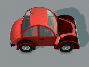 cartoon car 02 3D 모델