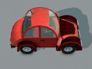 cartoon car 02 3D Model