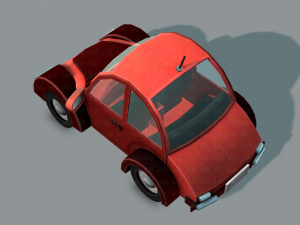 cartoon car 02 3D 모델