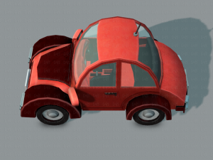 cartoon car 02 3D 모델