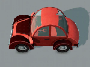 cartoon car 02 3D Model