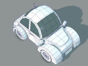 cartoon car 02 3D 모델