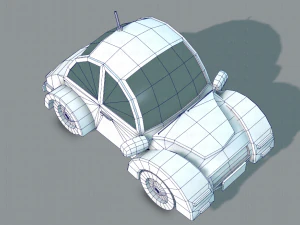 cartoon car 02 3D Model