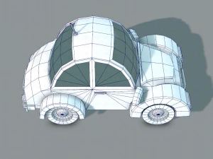 cartoon car 02 3D Model