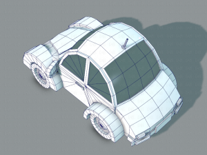 cartoon car 02 3D 모델
