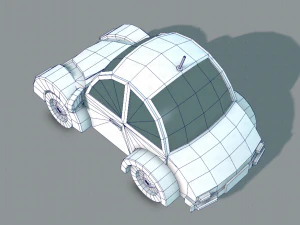 cartoon car 02 3D Model