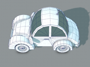 cartoon car 02 3D 모델
