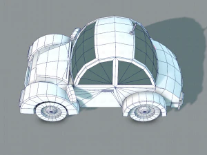 cartoon car 02 3D Model
