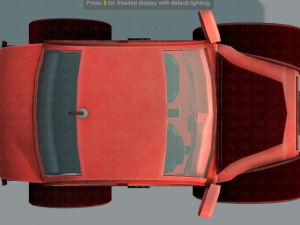 cartoon car 02 3D 모델
