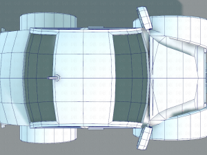 cartoon car 02 3D 모델