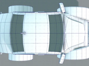 cartoon car 02 3D Model