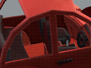 cartoon car 02 3D 모델