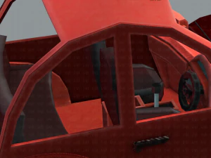 cartoon car 02 3D Model