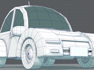cartoon car 02 3D 모델