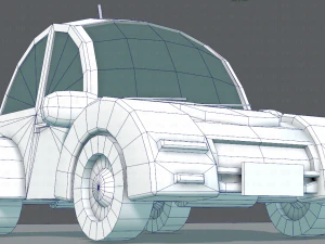cartoon car 02 3D Model