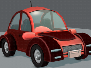cartoon car 02 3D 모델