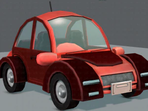cartoon car 02 3D Model