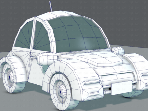 cartoon car 02 3D 모델