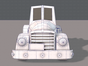 pickup truck cartoon 3D 模型