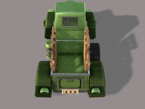 pickup truck cartoon 3D 模型