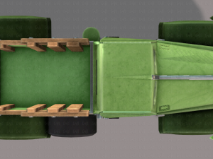 pickup truck cartoon 3D 模型