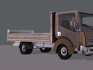 truck cartoon 3D Модель
