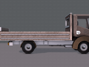 truck cartoon 3D Модель