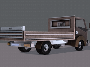 truck cartoon 3D Модель