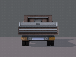 truck cartoon 3D Модель