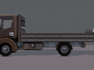 truck cartoon 3D Модель
