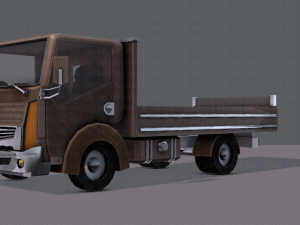 truck cartoon 3D Модель